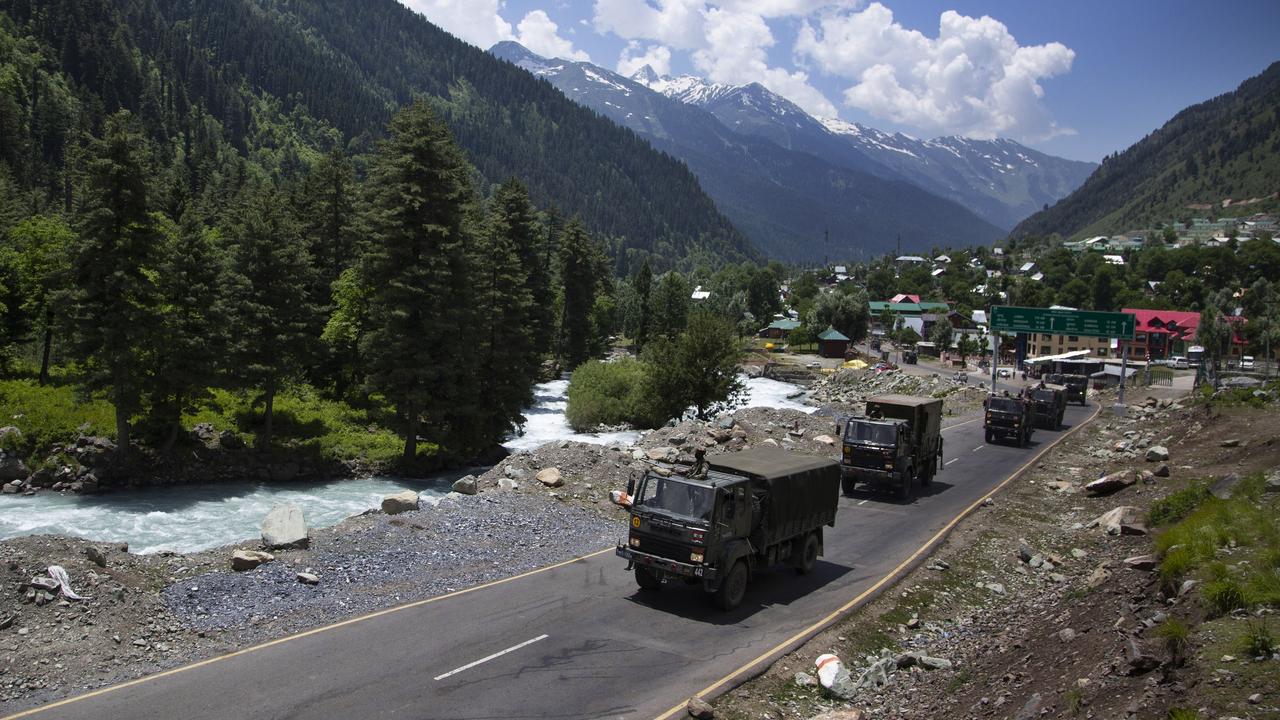 India forces make their way up through the Himalayas to the Line of Actual Control facing China.