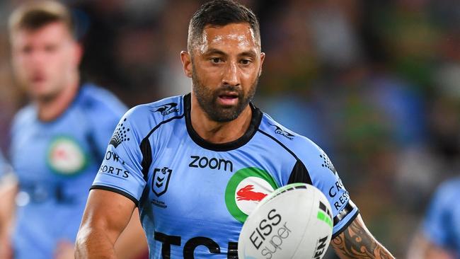 NRL 2021 Round 7 Gold Coast Titans v South Sydney Rabbitohs, Cbus Super Stadium  - Benji Marshall Picture Jason O'Brien NRL Photos