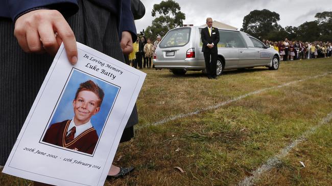 The death of Luke Batty shocked Australia. Picture: David Caird