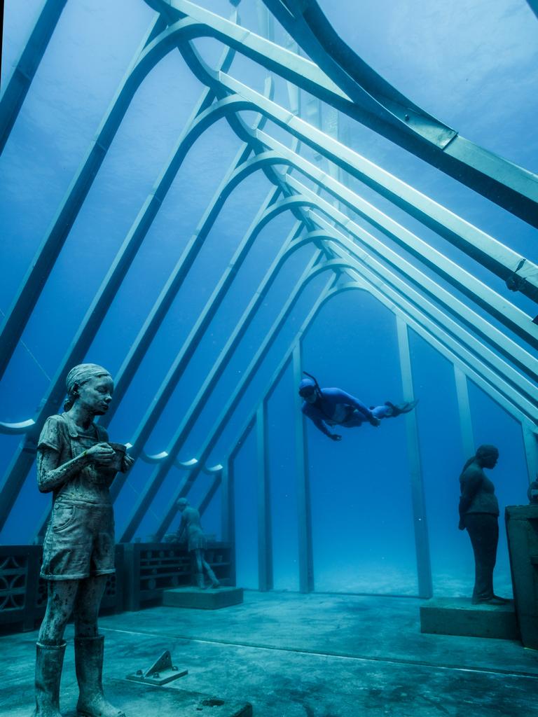 The Museum of Underwater Art in Townsville is the first of its kind in the southern hemisphere.