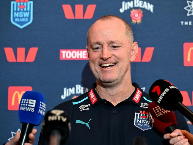 NSW Blues coach Michael Maguire has emerged as the preferred candidate to replace Kevin Walters at the Broncos. Picture: Getty Images