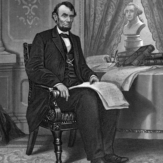 Abraham Lincoln was shot in the head while he watched a play at the Ford Theatre.