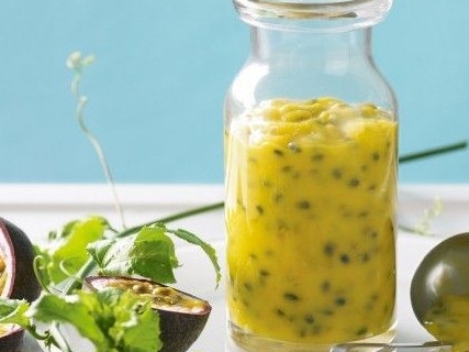 Passionfruit curd.