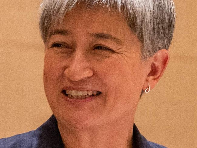 CORRECTION / Australian Foreign Minister Penny Wong speaks during a joint press conference with Philippine Foreign Affairs Secretary Enrique Manalo (not pictured) in Manila on May 18, 2023. (Photo by LISA MARIE DAVID / POOL / AFP) / âThe erroneous mention[s] appearing in the metadata of this photo by LISA MARIE DAVID has been modified in AFP systems in the following manner: [clarifying source in the IPTC as Pool] instead of [AFP]. Please immediately remove the erroneous mention[s] from all your online services and delete it (them) from your servers. If you have been authorized by AFP to distribute it (them) to third parties, please ensure that the same actions are carried out by them. Failure to promptly comply with these instructions will entail liability on your part for any continued or post notification usage. Therefore we thank you very much for all your attention and prompt action. We are sorry for the inconvenience this notification may cause and remain at your disposal for any further information you may require.â