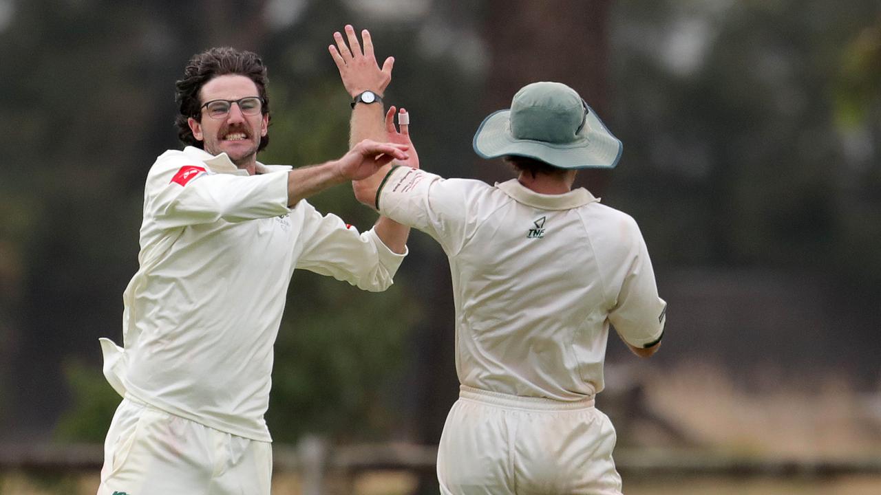 Anglesea celebrate the run out of Max Melzer for 69. Picture: Mark Wilson