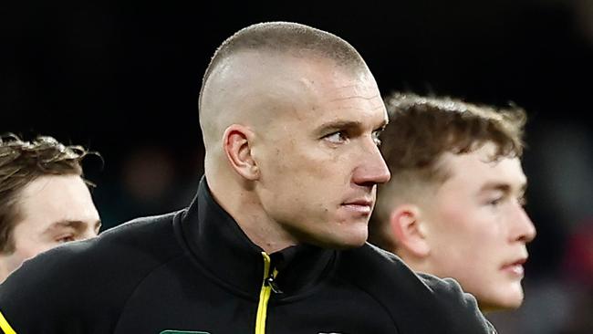 Richmond superstar Dustin Martin will miss for the third week in a row with a back injury. Picture: Michael Willson / Getty Images