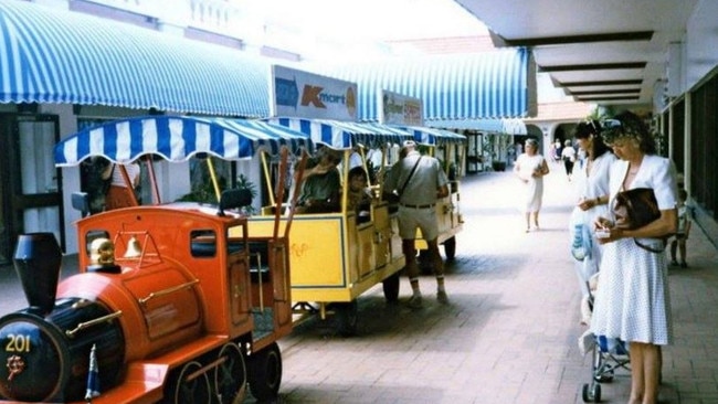 The old Pacific Fair train.