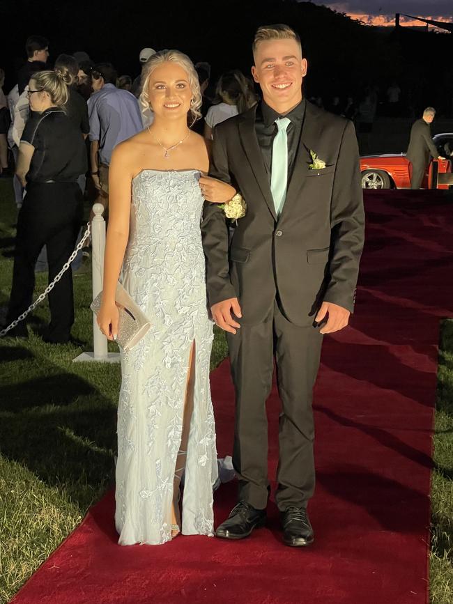 Aldridge State High School students at their formal.