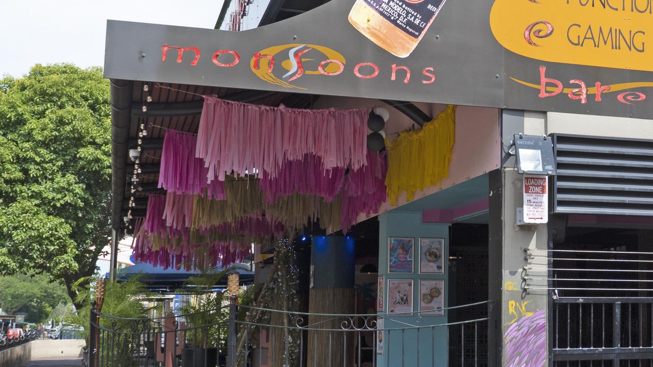 Darwin in Covid lockout. Monsoons is one of the locations where a man infected with Covid at the time visited. Picture: File