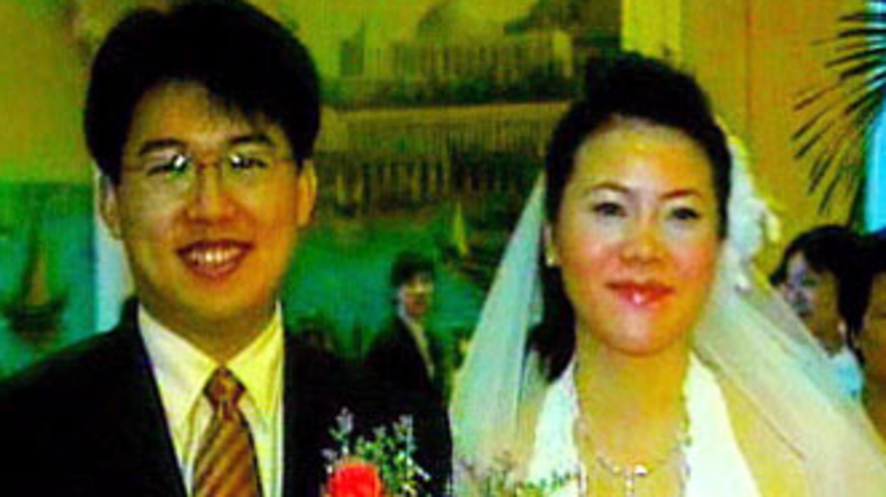 Yang Huiyan, pictured with her husband Chen Chong, has seen her wealth slammed by China’s property woes. Picture: Supplied