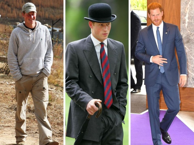 Telling pictures prove that the Duke of Sussex has quietly been undergoing a massive transformation in recent years.