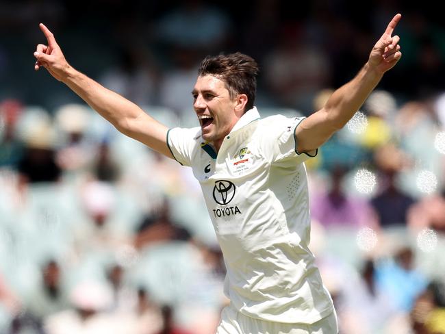 Pat Cummins is captain consistent in this bowling unit, though his average falls away the longer a Test series goes. Picture: Getty Images