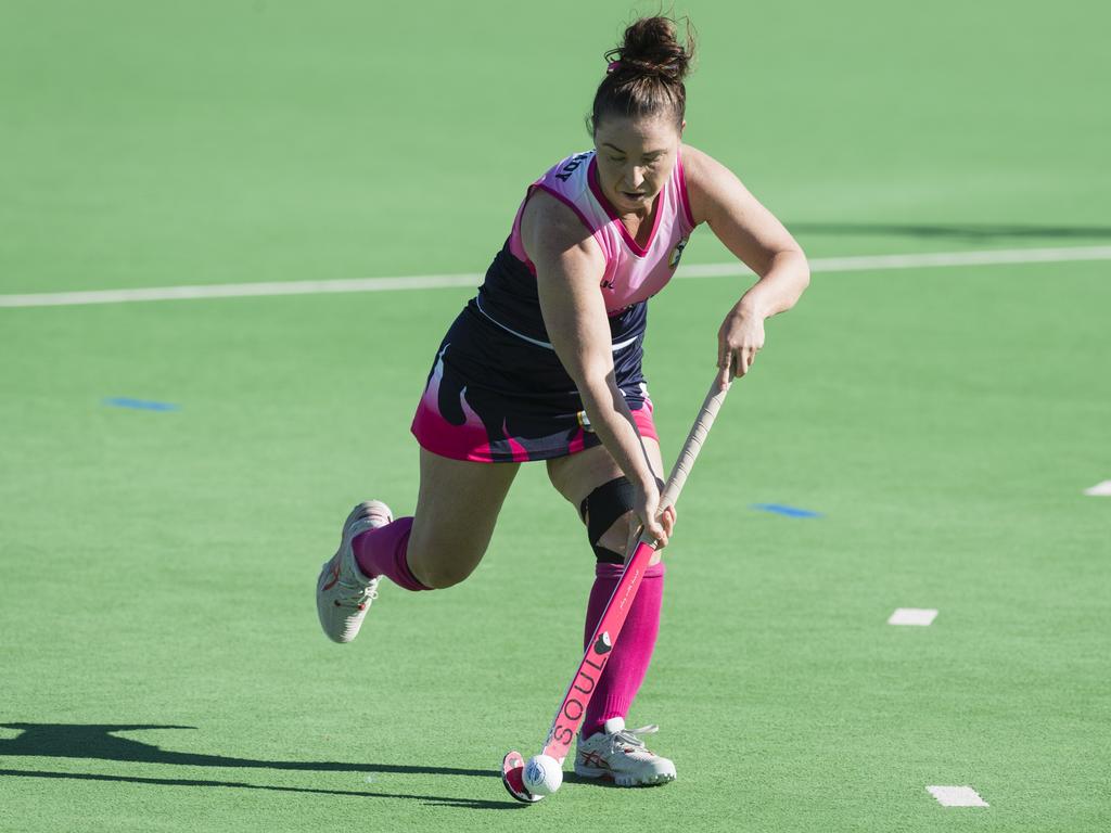 Rachel Macready of Toowoomba 1 against Tweed 1.