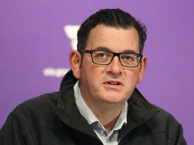 MELBOURNE, AUSTRALIA - NewsWire Photos JULY 12, 2020:  Victorian Premier Daniel Andrews press conference  updating on the Victorian COVID-19 figures. Picture: NCA NewsWire / David Crosling