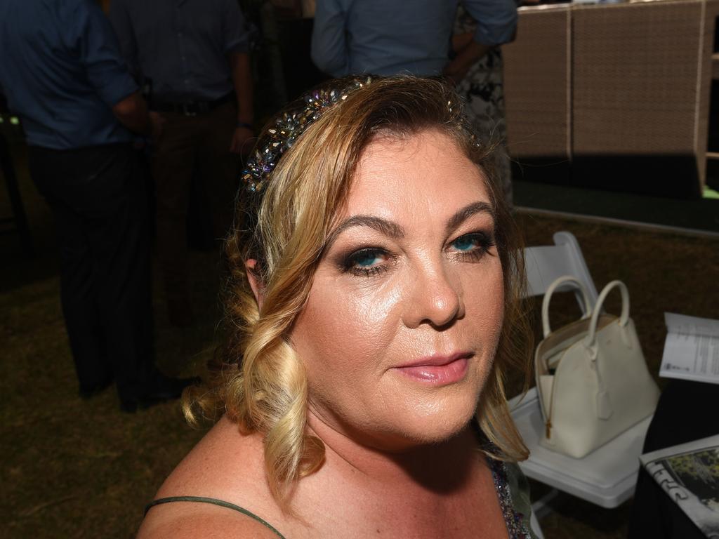 Deb Rea enjoys the 2019 Darwin Cup. Picture: KATRINA BRIDGEFORD