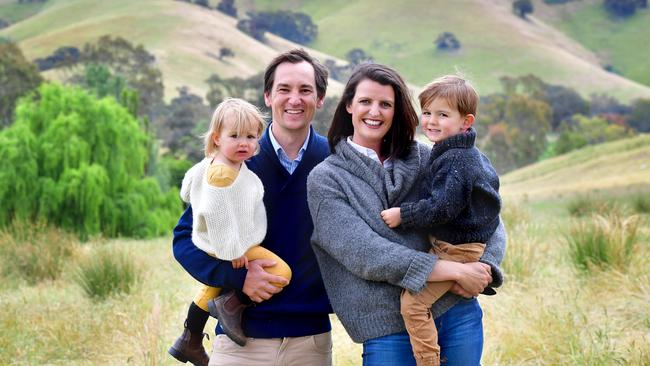 NEWS: Annabelle CleelandAnnabelle Cleeland is a new MP. PICTURED: Annabelle Cleeland with husband David, son 3.5yo Arthur and daughter 2yo Quinn.PICTURE: ZOE PHILLIPS