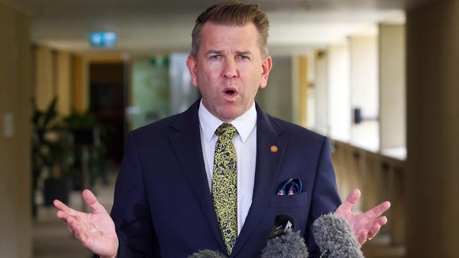 Brisbane, 17 December 2024. Queensland Deputy Premier Jarrod Bleijie during a press conference in Brisbane. Picture: Supplied