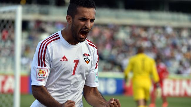 Ali Ahmed Mabkhout put UAE in front after just 19 seconds.