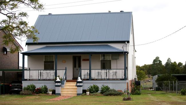 The childhood home of Brenton Tarrant in the town of Grafton. Picture: Nathan Edwards