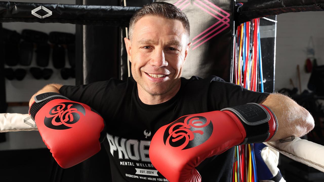 Former world-champion boxer Michael Katsidis at Corporate Boxing Gym, Fortitude Valley. Picture: Liam Kidston