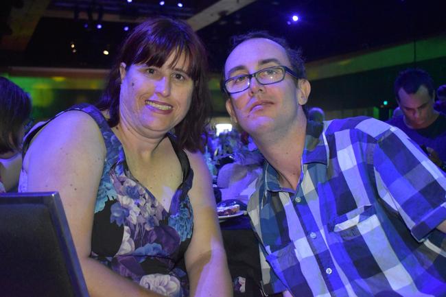 Bricey Stevenson and Anthony Cahill at the Mackay Australia Day awards at the MECC on January 25, 2022. Picture: Lillian Watkins
