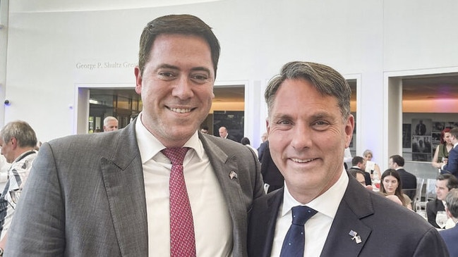 David Collard has a close relationship with Deputy Prime Minister Richard Marles. Picture: Supplied