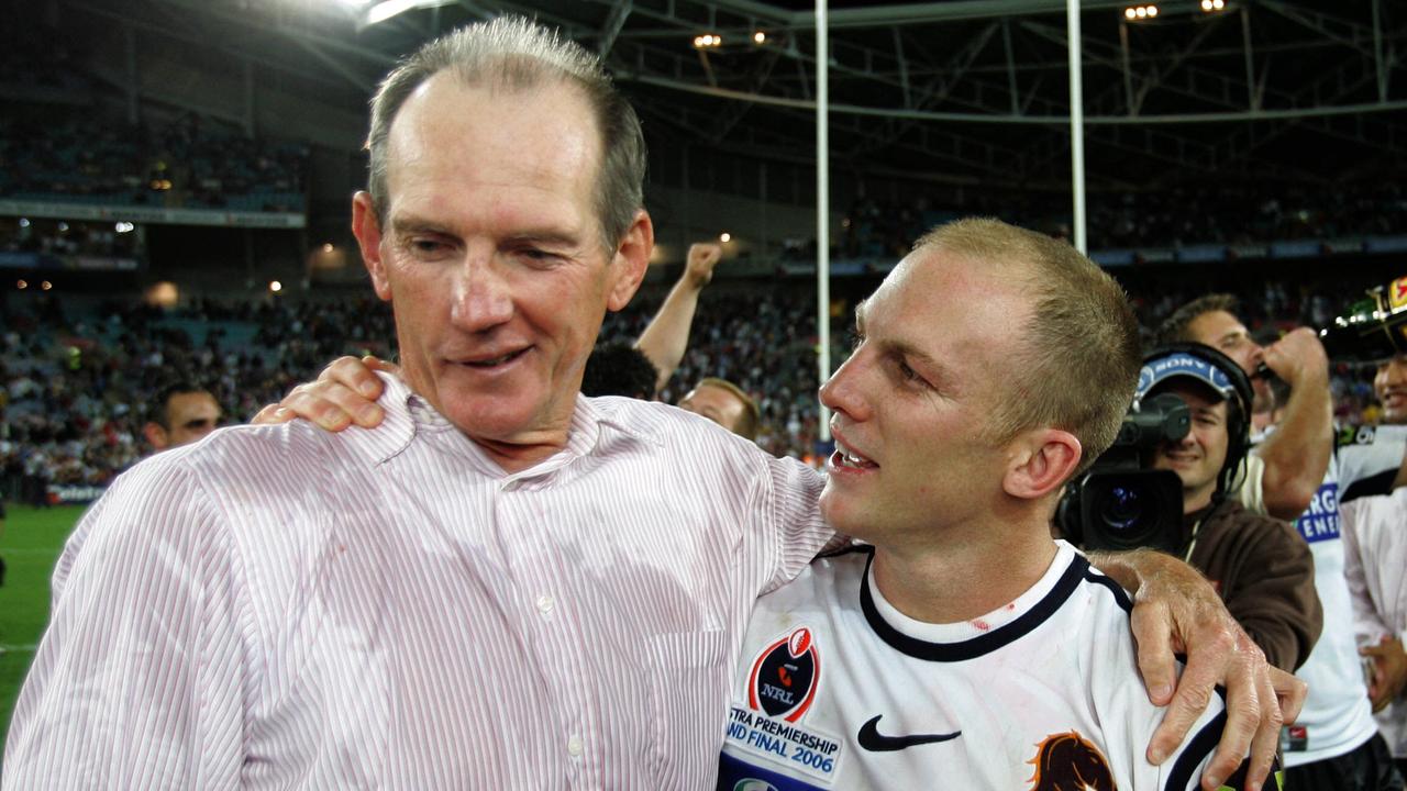 Wayne Bennett and Darren Lockyer.