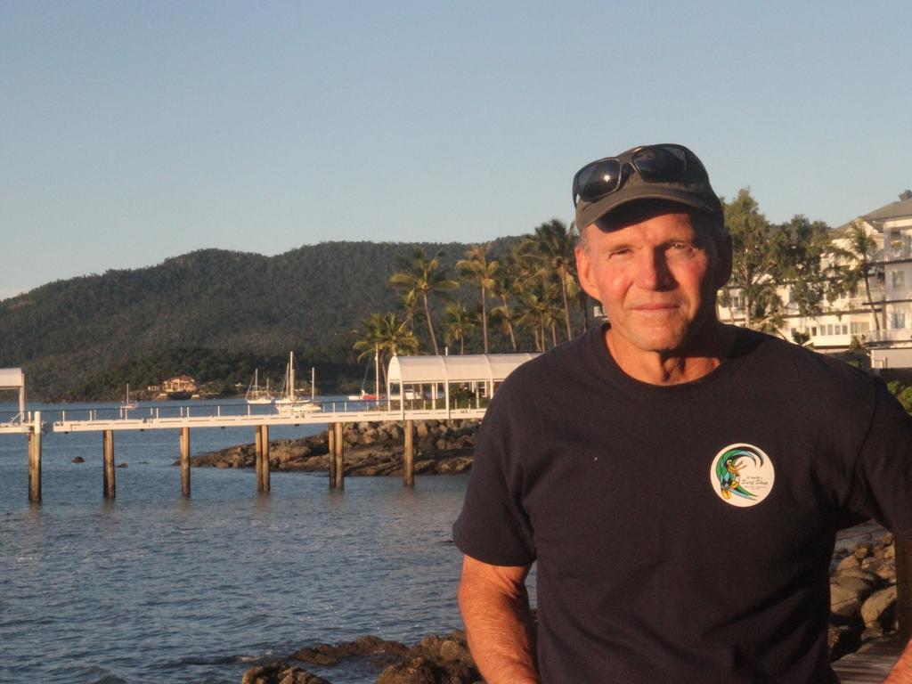 Tony Fontes worked on the Great Barrier Reef as a diving instructor for 40 years and is now a spokesman for the Whitsundays Conservation Council. Picture: Supplied