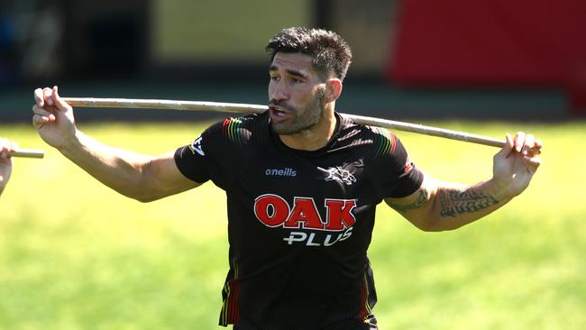 James Tamou is in his 30s but remains a highly effective player. Picture: Phil Hillyard