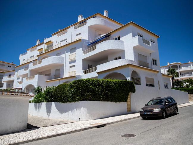 The hotel in Lagos, Portugal, where the three-year-old British girl Madeleine McCann disappeared in 2007. Picture: AFP