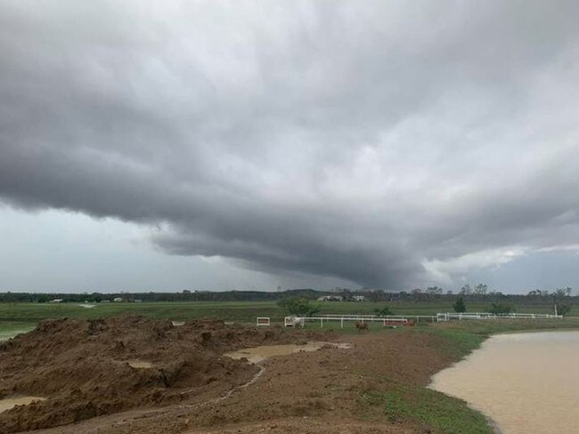 RELIEF: Naomie Moss is celebrating after significant rainfall left her dam levels around 10m.