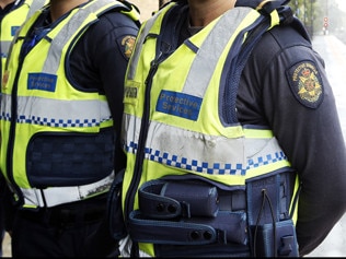 Macleod Railway Station in melbourne's Eastern suburbs will get PSOs as of today. pictured is PSO Paul Tripodi (R)