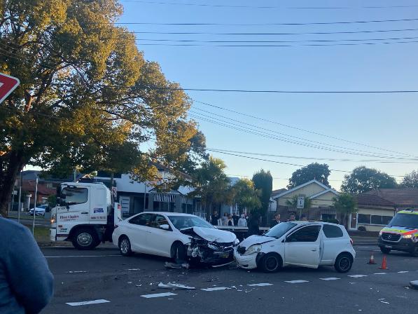 A head-on crash at the intersection in May 2024.