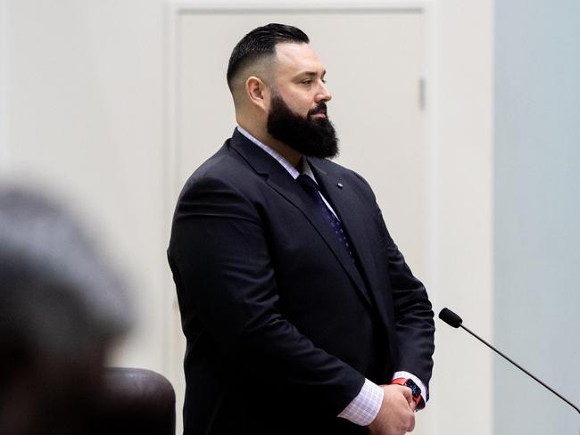 Mark Turner in Parliament ... the Member for Blain‘s days as a member of the Labor Party are numbered if Chief Minister Michael Gunner and his caucus colleagues have their way. Photograph: Che Chorley