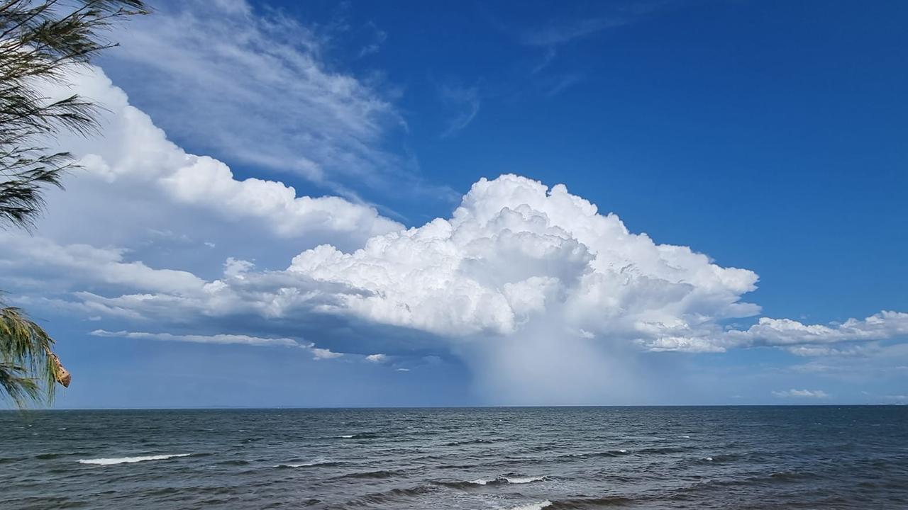 Storms have smashed SEQ on Tuesday afternoon. Picture: Kris Kotzas in Redcliffe