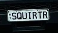 NT funny number plate, SQUIRTR. Picture: Facebook / Rebecca Vick