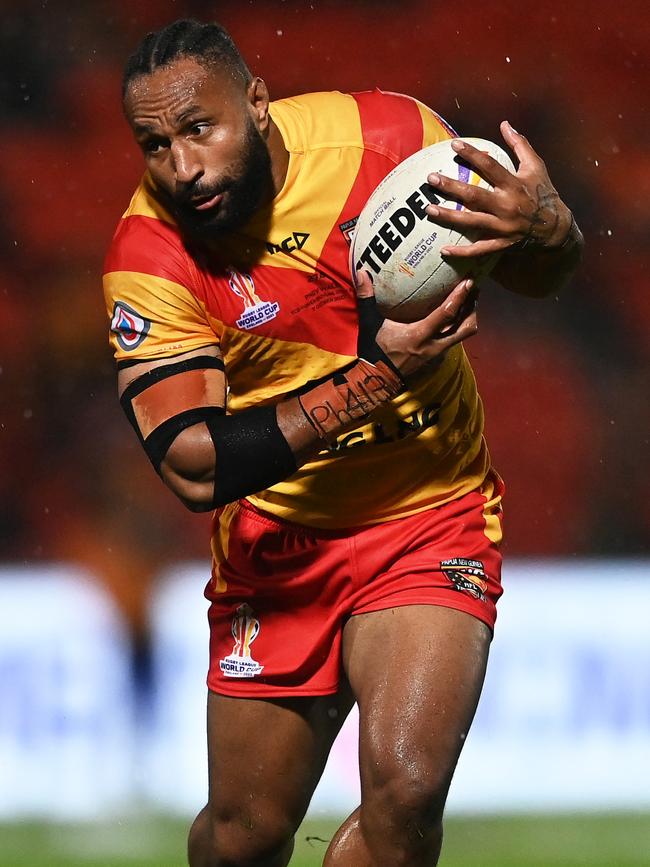 Justin Olam is an example of the rugby league talent in Papua New Guinea. Picture: Getty Images)