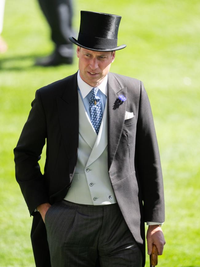 Prince William attends day two of Royal Ascot. (Photo by Samir Hussein/WireImage)