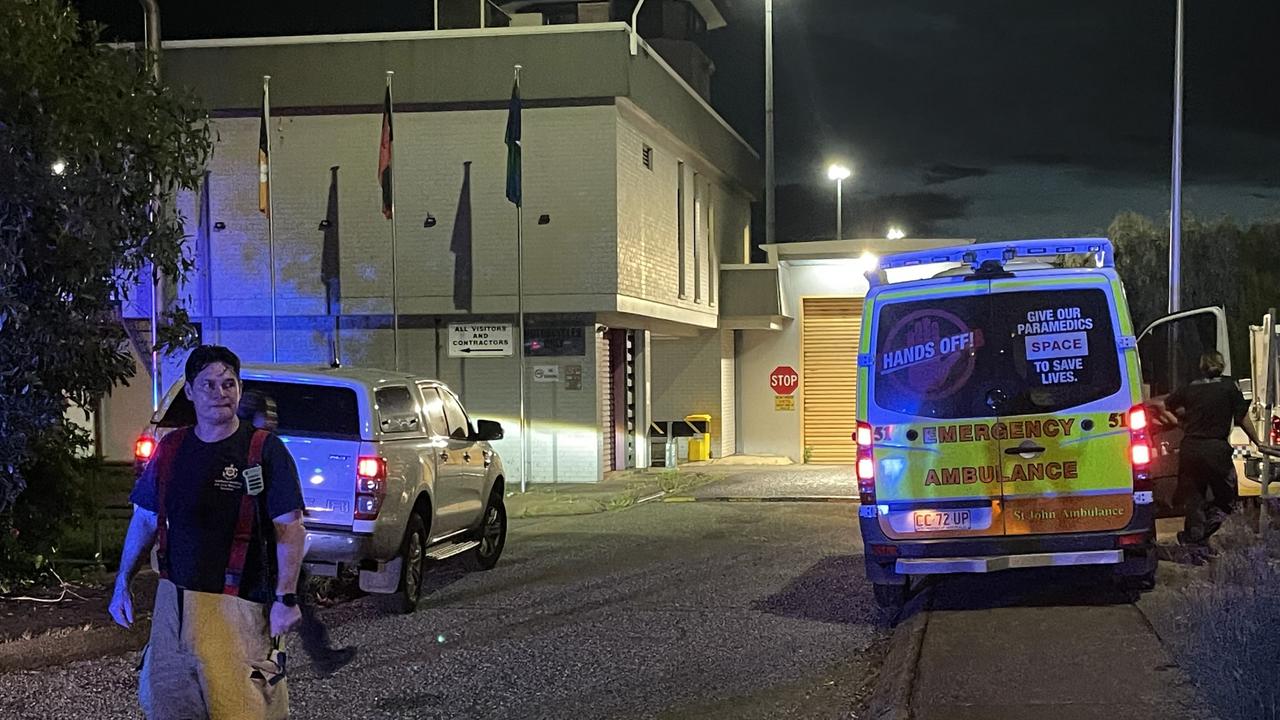 NT Police, firefighters and paramedics were called Don Dale Detention Centre on Wednesday, April 3. Picture: Zizi Averill