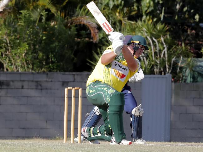 Max Houlahan of Queens was Queens highest run scorer for the one day format. Photo: Regi Varghese