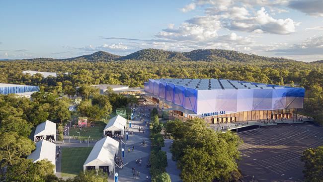 Chandler Indoor Sports Centre - Image courtesy of Stadiums Queensland - Brisbane 2032 Olympic Games