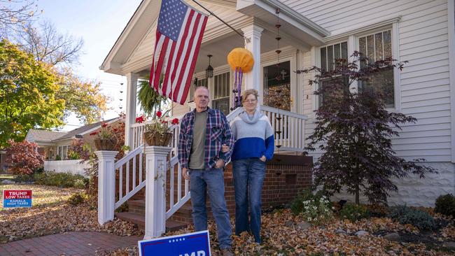 Terry and Laura Burke are avid Trump supporters too. Picture: Valaurian Waller