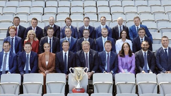 Stars to the front and centre please! Channel 7’s AFL commentary team.