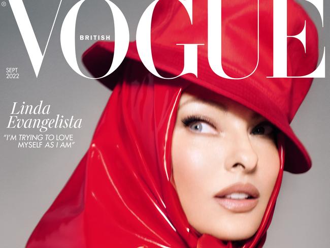 Linda Evangelista featured on the September 2022 issue of British Vogue. Picture: Steven Meisel/Vogue