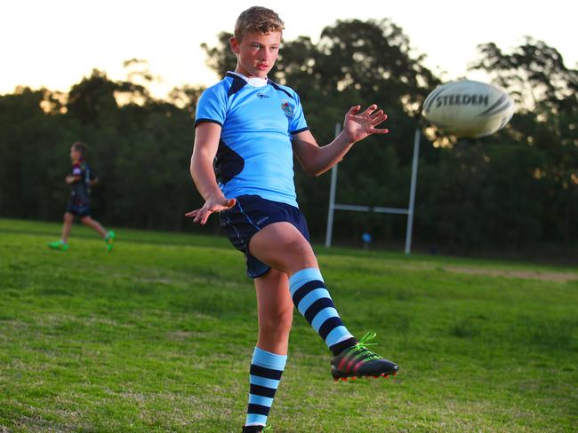 Playing both codes is helping Patrick Spence puruse his NRL dream.