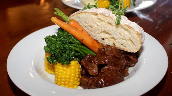 Beef and Guinness stew from Irish pub D'Arcy Arms.