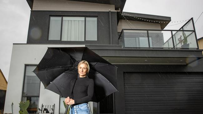 First-home buyer Mallory Anderson, 35, is conscious of sticking to her budget out of concern for about her capacity to service a loan if interest rates rise dramatically. Picture: Mark Stewart