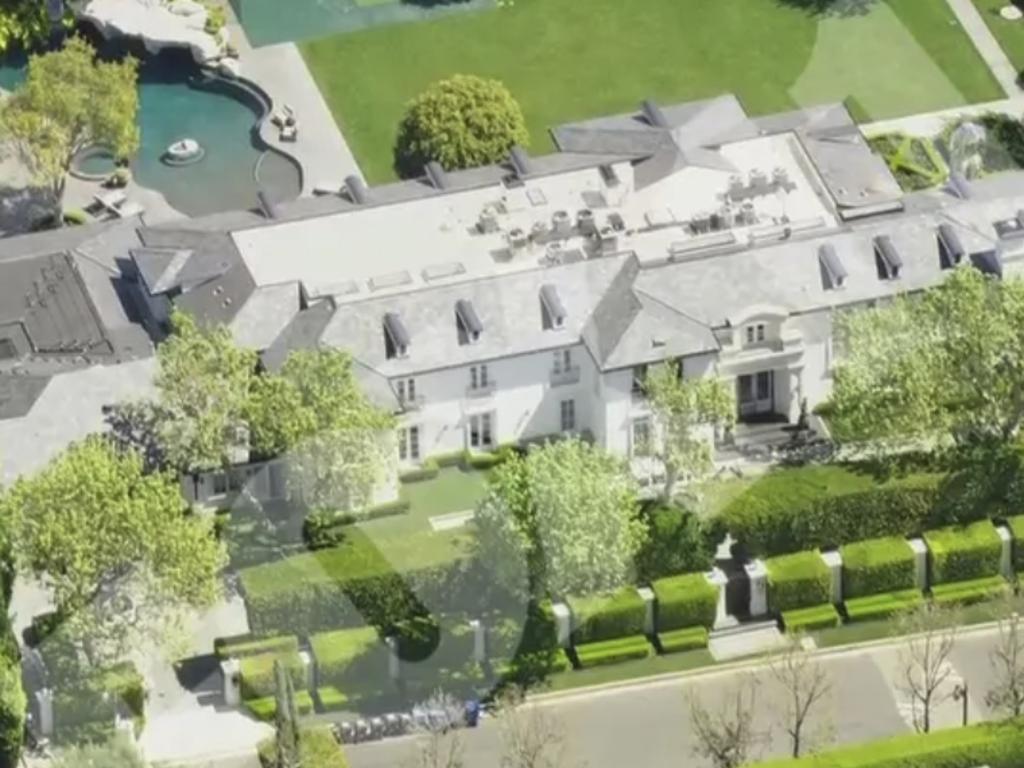 Sean Diddy Combs’ mansion in LA. Picture: FOX 11