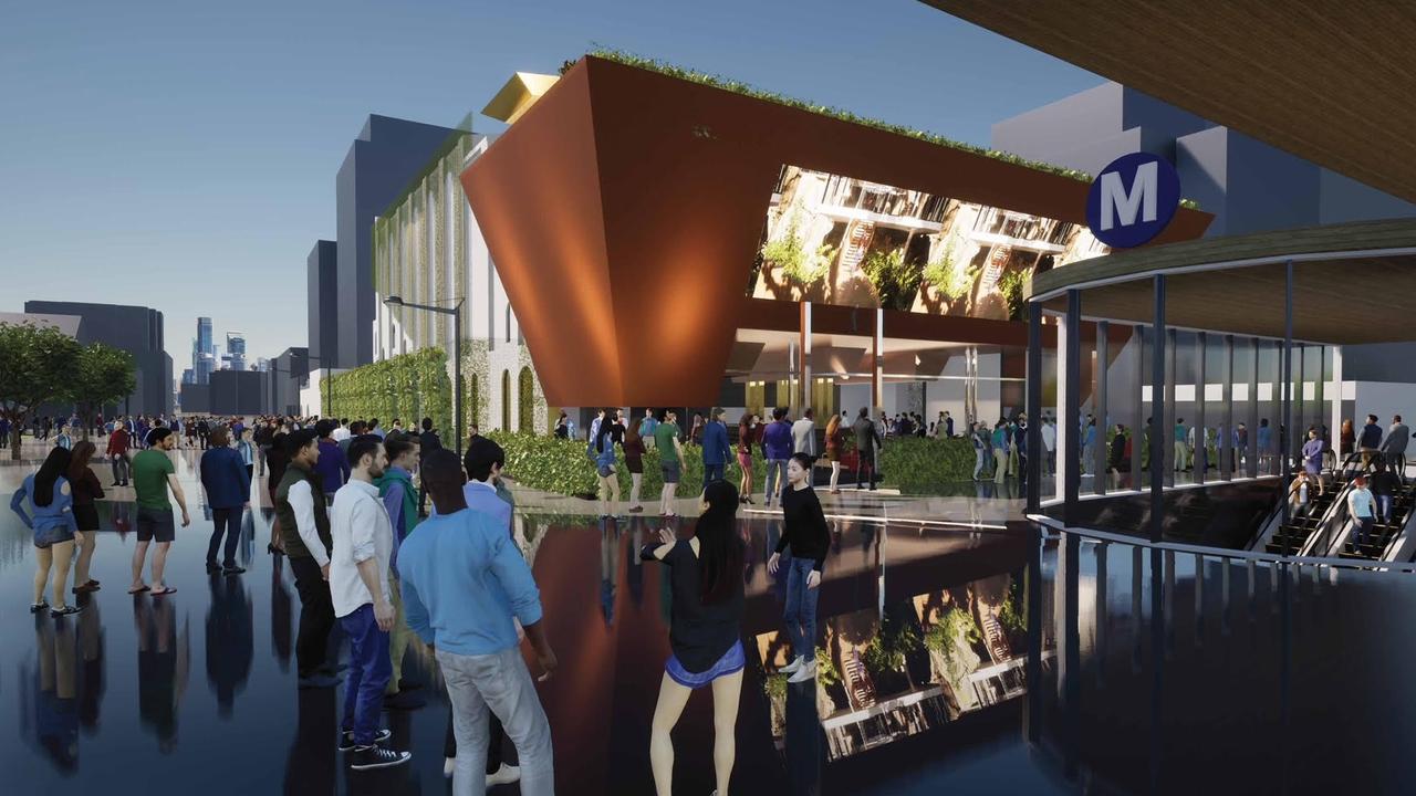 How the back of the Roxy could look from the rear of the building, opposite the Metro West station.