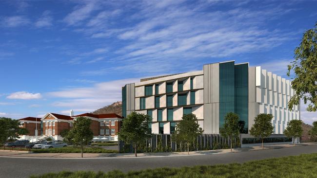 Artist impressions for the Griffin Group development Weststate Private Hospital proposed for the corner of Ingham Rd and Sturt St.